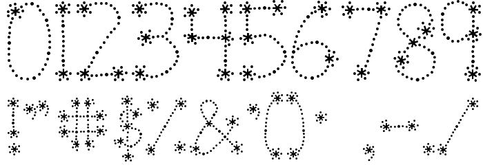 Janda Sparkle and Shine Font OTHER CHARS