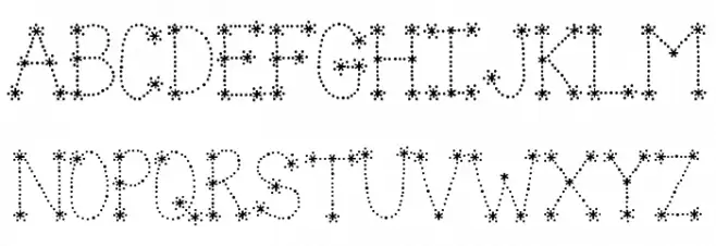 Janda Sparkle and Shine Font Litere mari