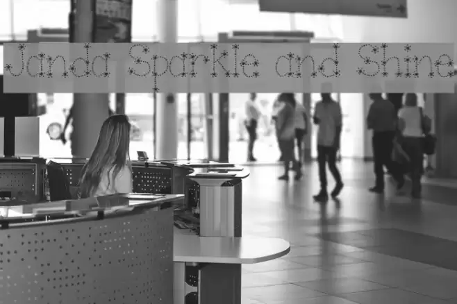 Janda Sparkle and Shine Font examples