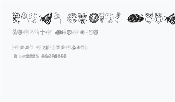 Janda Spring Doodles Business Card