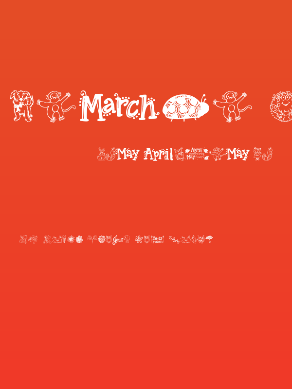 Janda Spring Doodles Poster