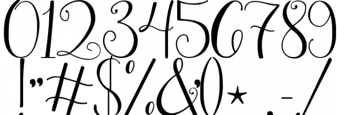 Janda Stylish Monogram Font OTHER CHARS