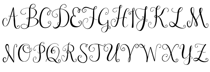 Janda Stylish Monogram Font LOWERCASE
