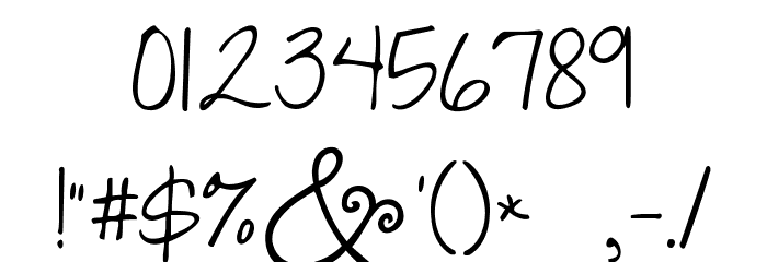 Janda Swirlygirl Font OTHER CHARS