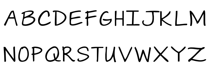 Janda Swirlygirl Font LOWERCASE