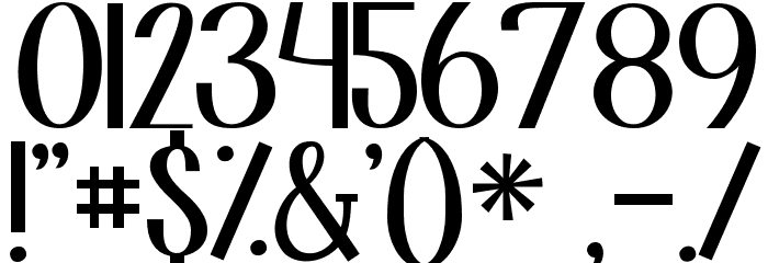 Janda Truly Madly Deeply Font OTHER CHARS