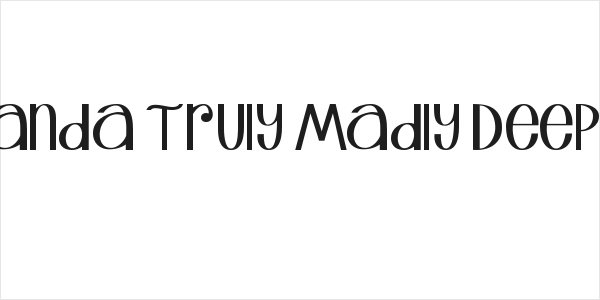 Janda Truly Madly Deeply Logo