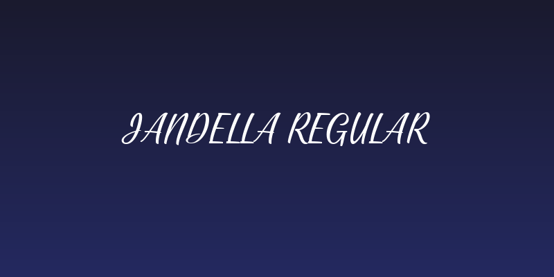 Jandella Regular Social Header