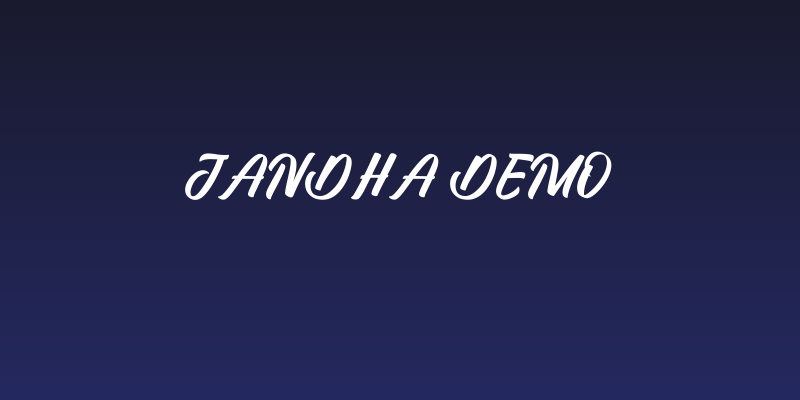 Jandha demo Social Header