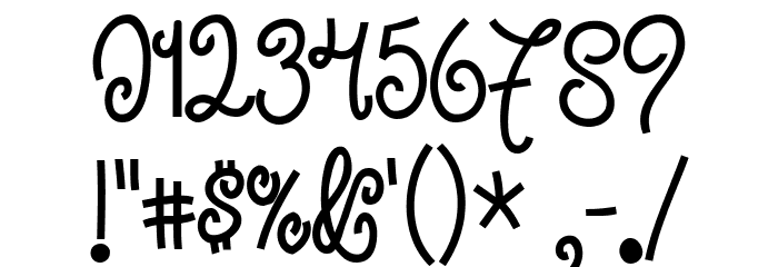 Jandles-Regular Font OTHER CHARS