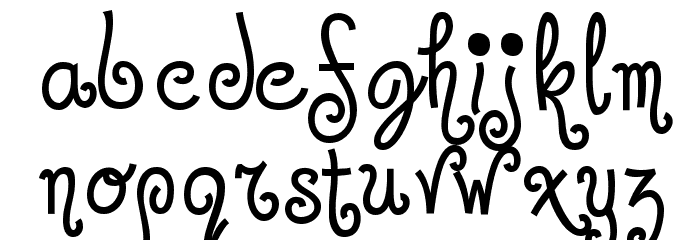 Jandles-Regular Font LOWERCASE
