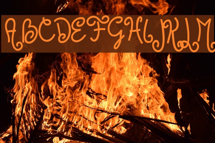 Jandles Font examples