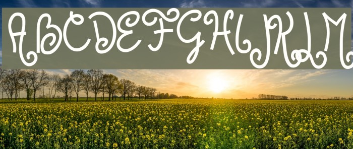 Jandles Font examples