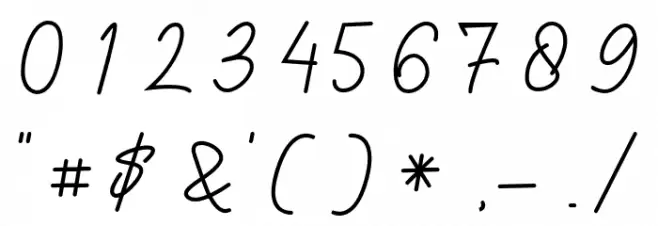 Jandu Font OTHER CHARS