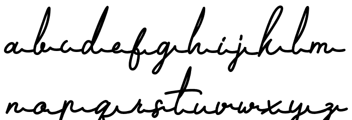 Jandu Font LOWERCASE