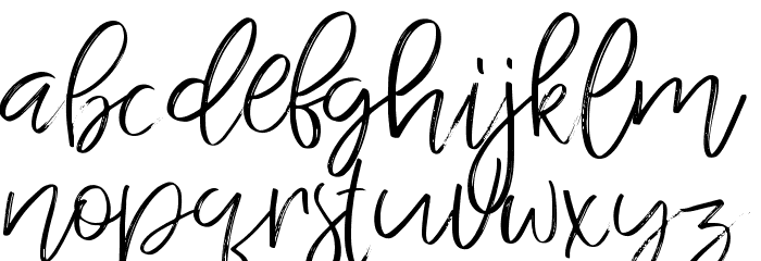 Jandysdua Font LOWERCASE