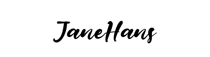 Jane Hans  Frei Schriftart Herunterladen