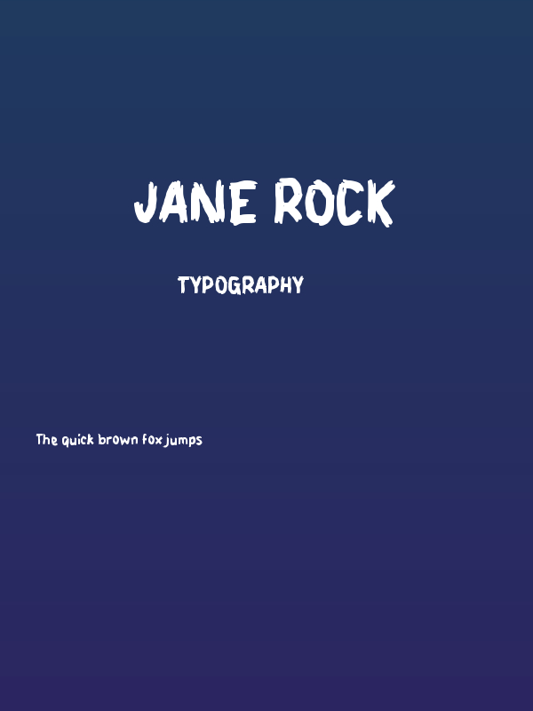 Jane Rock Poster