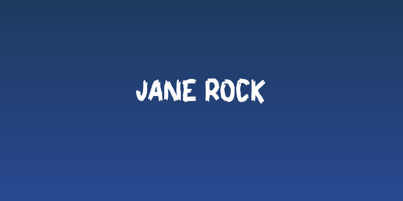 Jane Rock Social Header