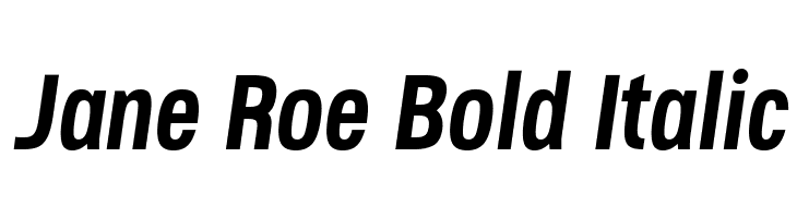 Jane Roe Bold Italic  Free Fonts Download