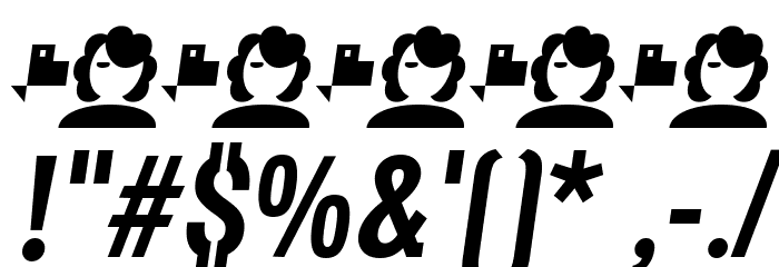 Jane Roe Bold Italic Font OTHER CHARS