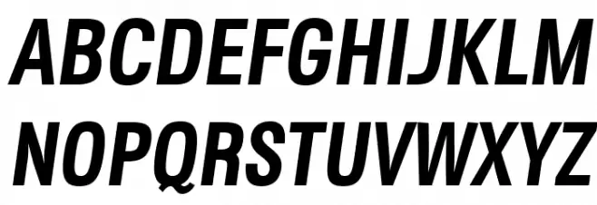 Jane Roe Bold Italic Schriftart Groß