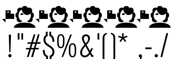 Jane Roe Light Font OTHER CHARS
