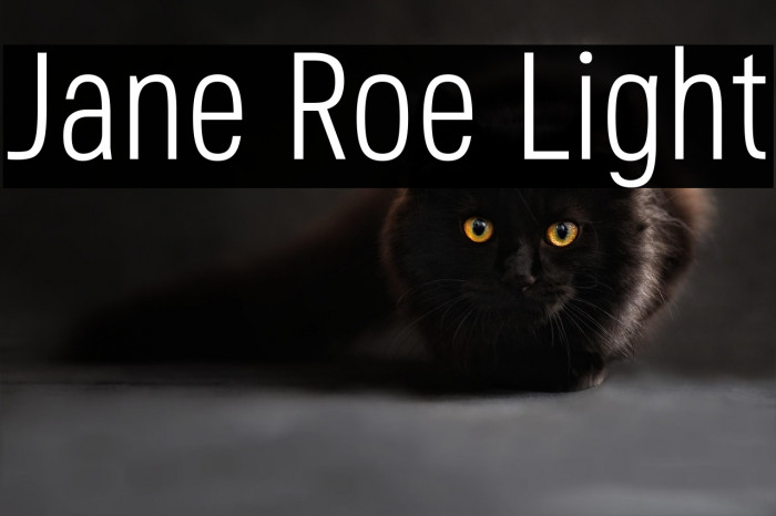 Jane Roe Light Example 2