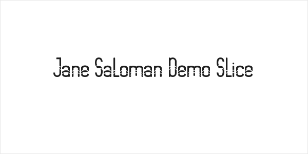Jane Saloman Demo Slice Logo