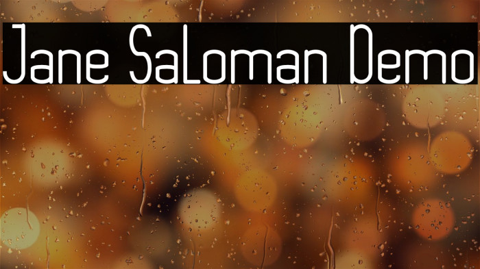 Jane Saloman Demo Example 1