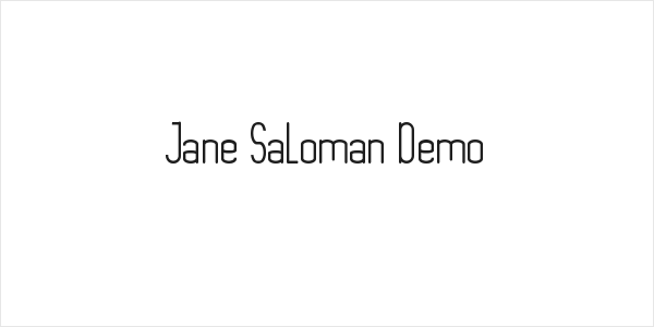 Jane Saloman Demo Logo