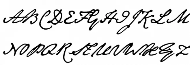 JaneAusten 字体 大写