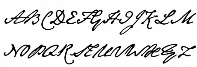 JaneAusten Caratteri MAIUSCOLE