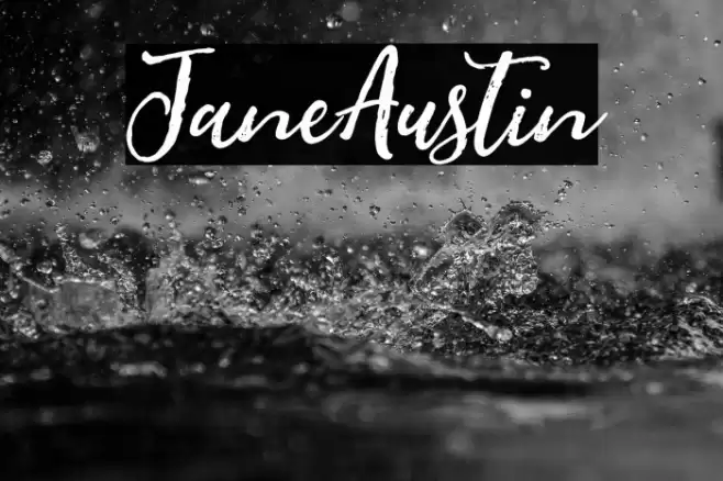 JaneAustin Caratteri examples
