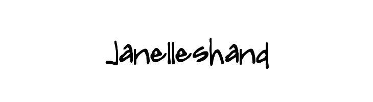Janelleshand  font caratteri gratis