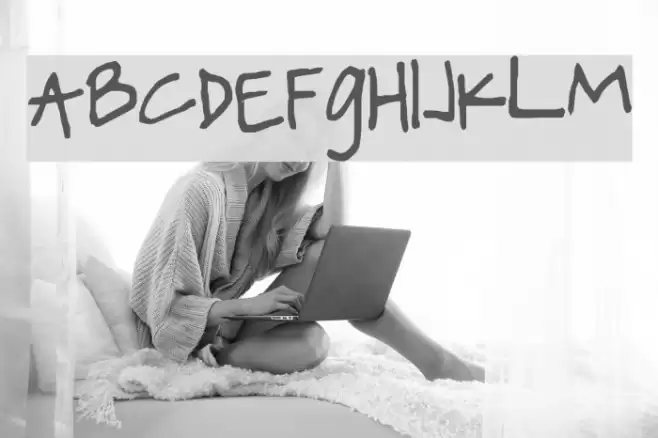 Janelleshand Font examples