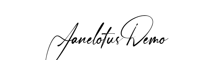 Janelotus-Demo  font caratteri gratis