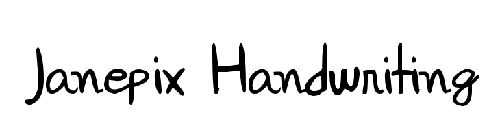 Janepix Handwriting Font