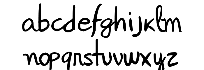 Janepix Handwriting Шрифта строчной
