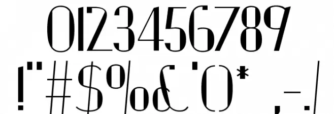 Janesville 51 Bold Font OTHER CHARS