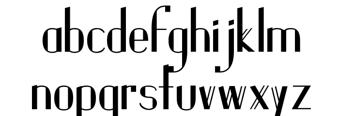 Janesville 51 Bold Font LOWERCASE