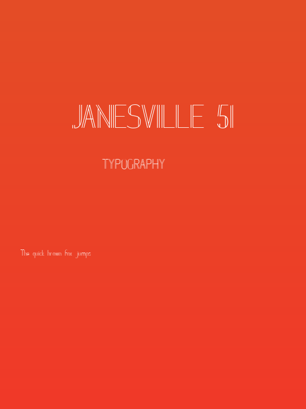 Janesville 51 Poster