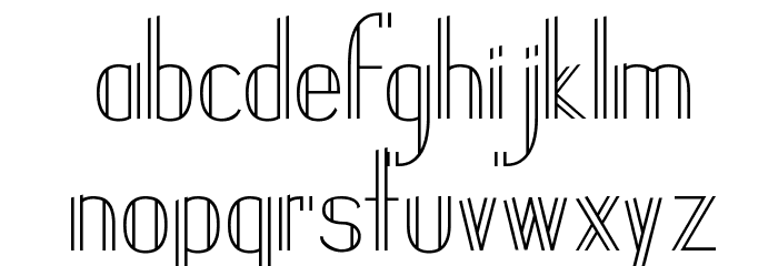 Janesville 51 Font LOWERCASE