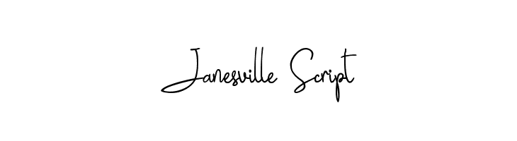 Janesville Script  Fuentes Gratis Descargar