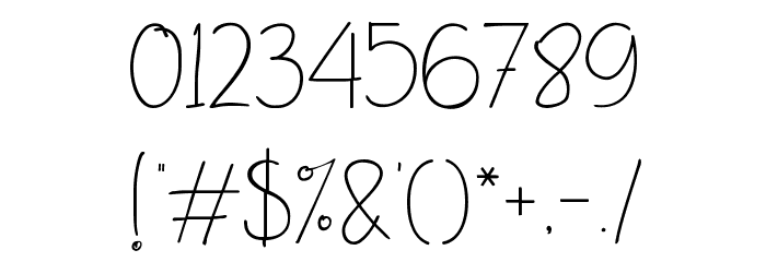 Janesville Script Font OTHER CHARS