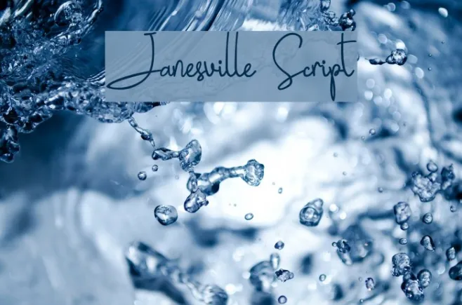 Janesville Script Example 3