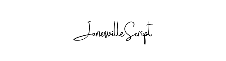 JanesvilleScript  Fuentes Gratis Descargar