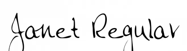 Janet Regular  Descarca Fonturi Gratis