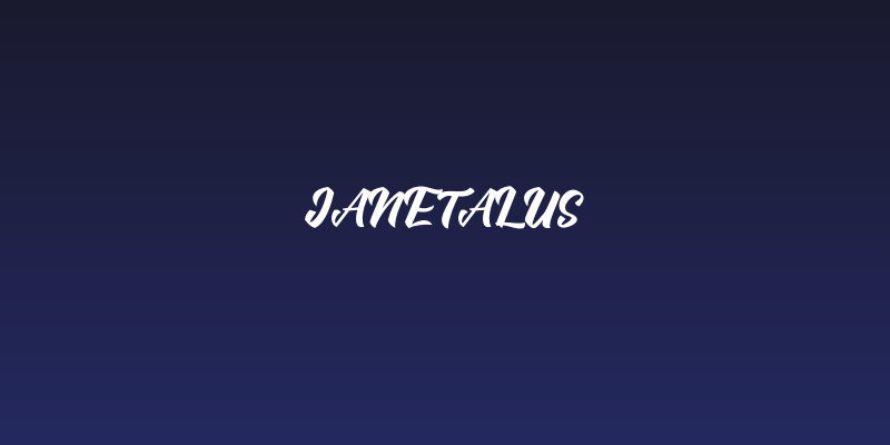 Janetalus Social Header