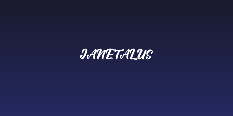 Janetalus Social Header